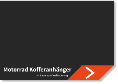 Motorrad Kofferanhänger mit Laderaum Verlängerung
